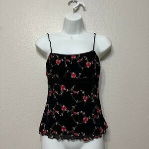 Vintage 90s Heart Soul Floral Cami Top S